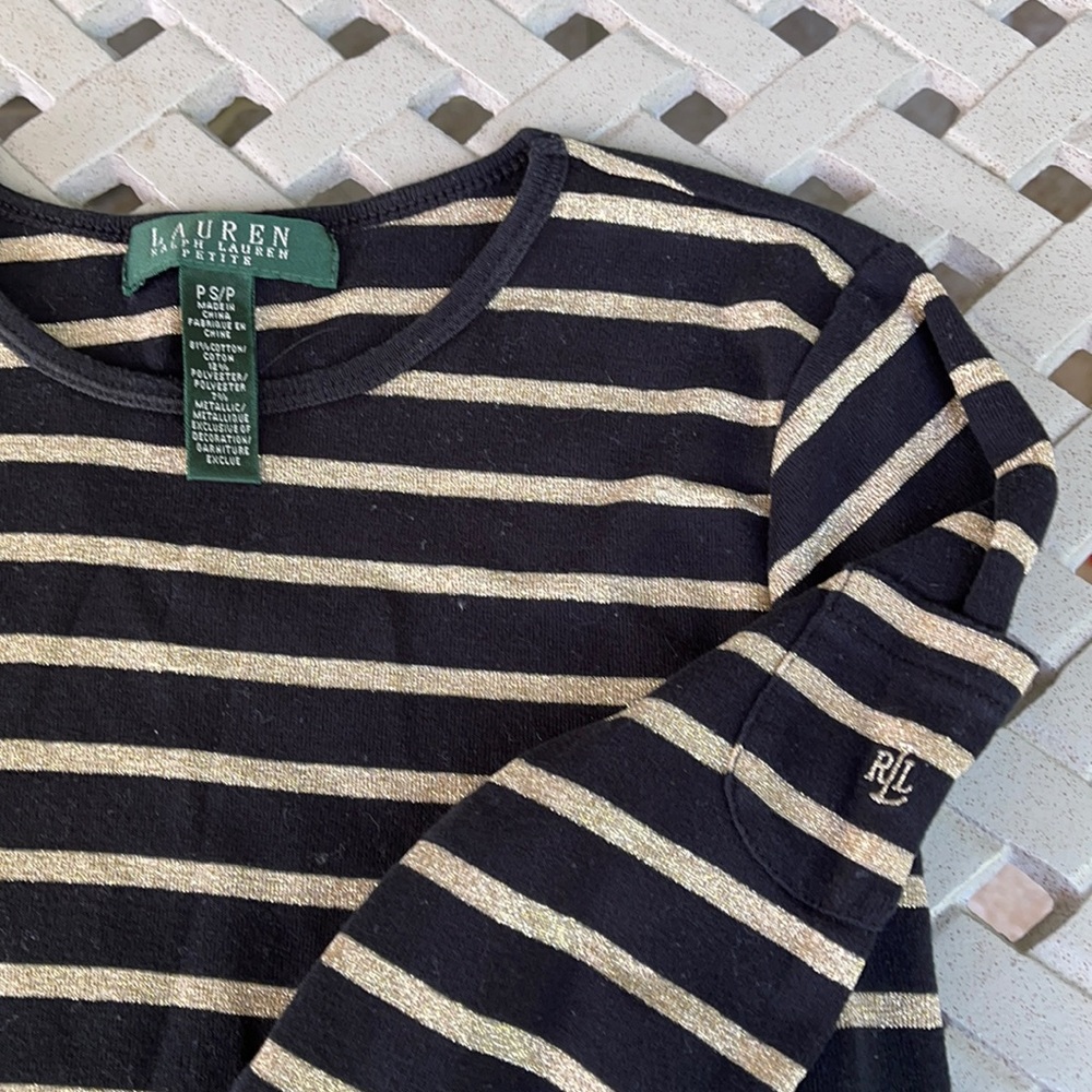 Ralph Lauren shirt with gold lurex